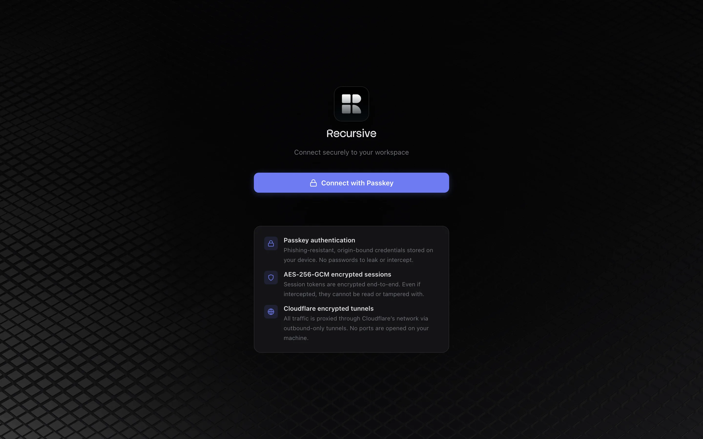 Remote access panel showing connected devices